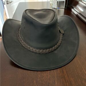 Leather Australian Outback hat